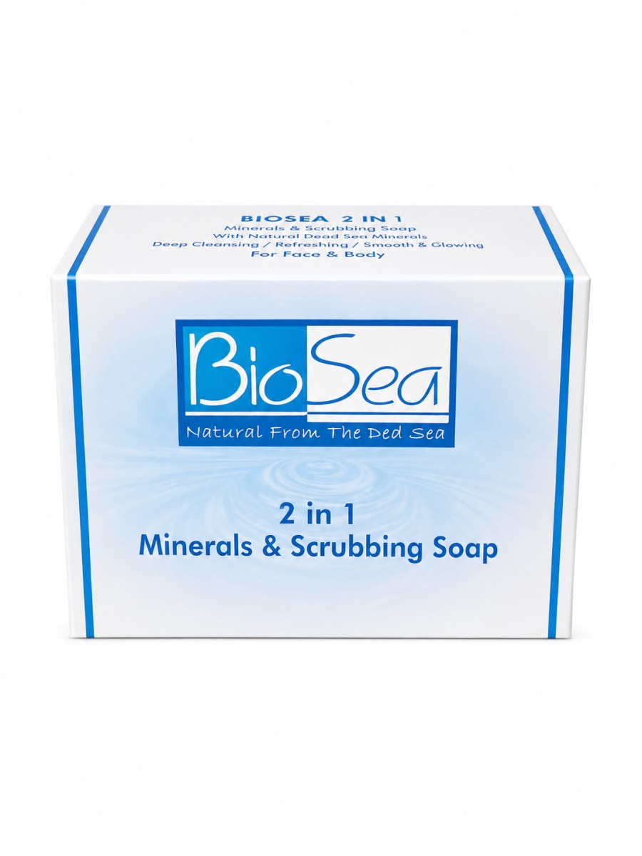BioSea 2 in 1 Minerals & Scrubbing Soap