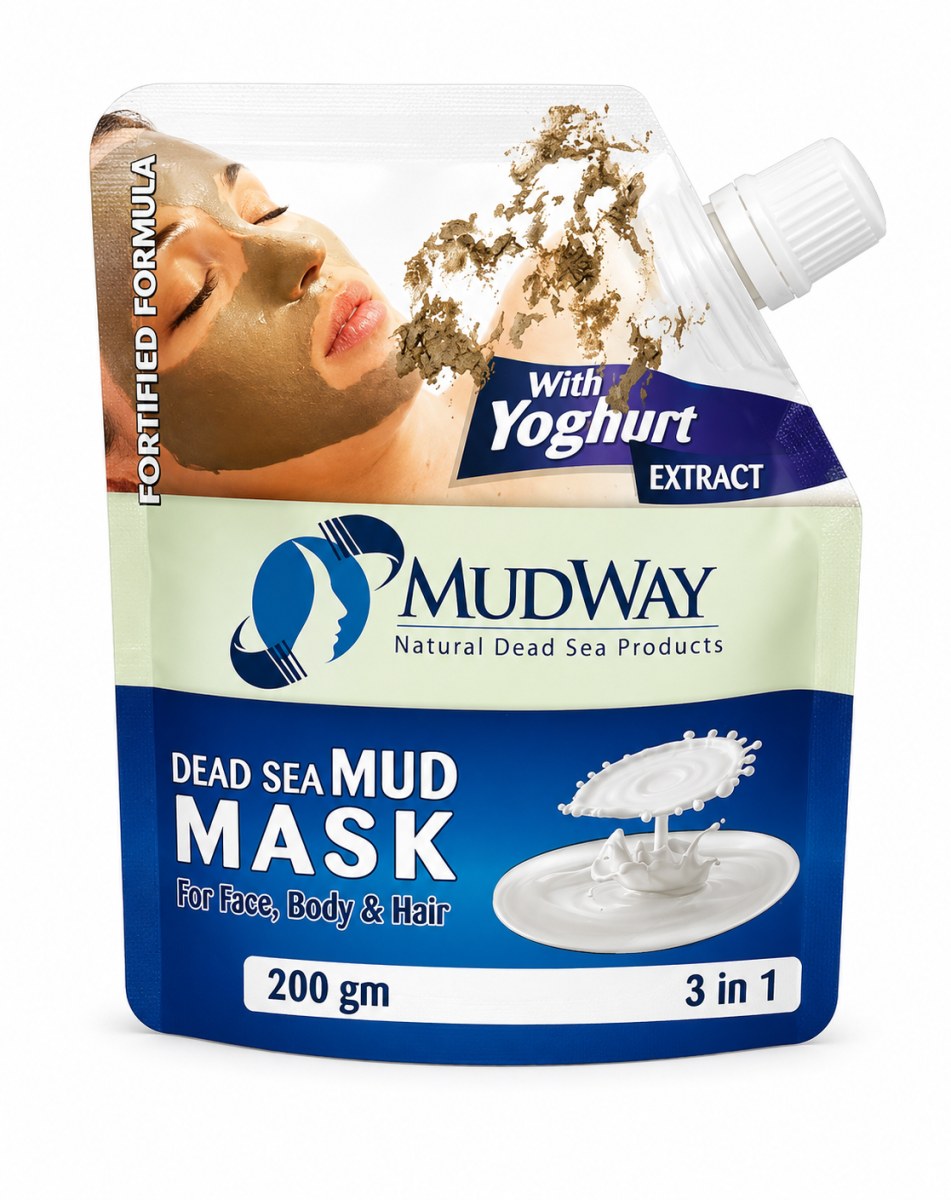 Dead Sea Mud Mask with Yoghurt Extract – 3 in 1