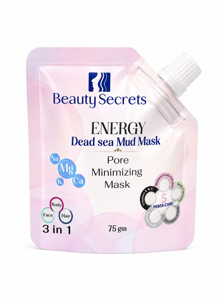 Energy Dead Sea Mud Mask – Pore Minimizing Mask 3 in 1