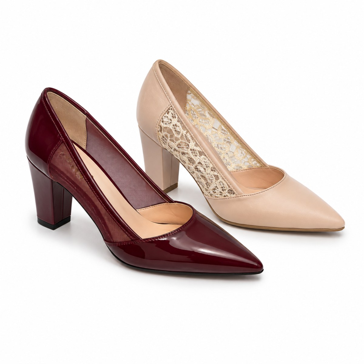 Elegant Lace Women's Heels