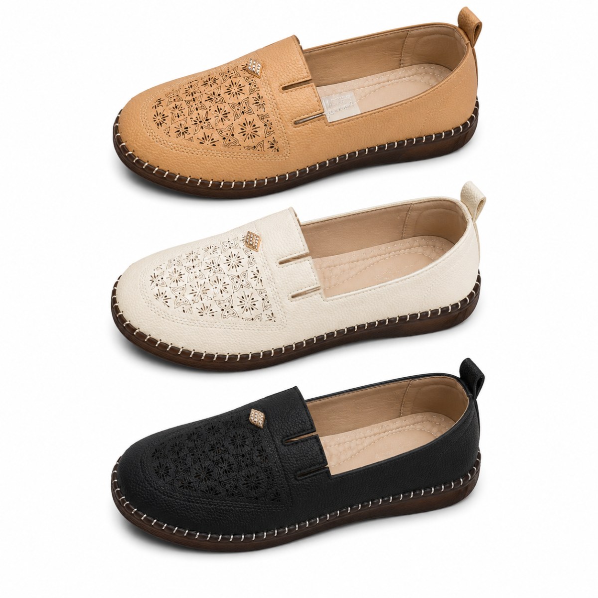 Women's Perforated Comfort Loafers
