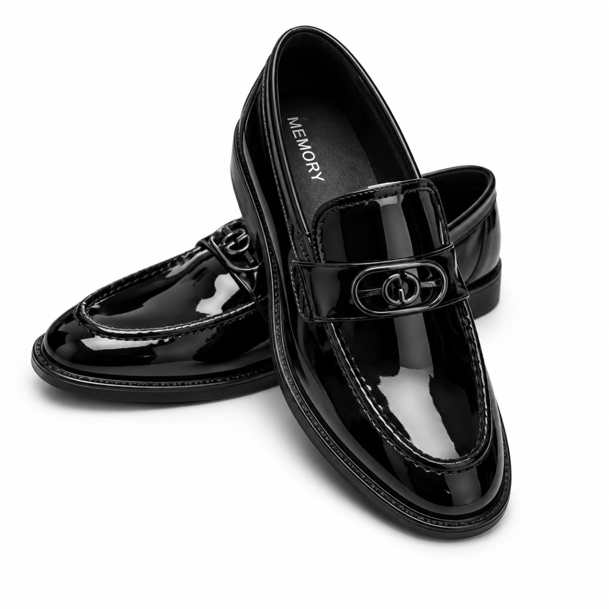 Premium Glossy Leather Men's Loafers